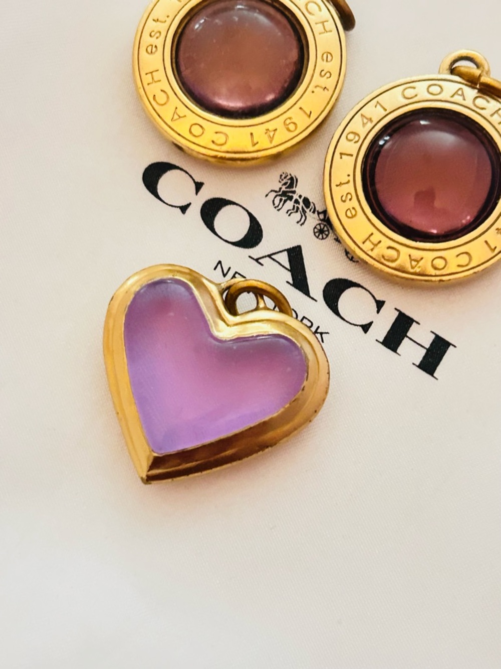 Coach Y2K 1941 Charms/ bracelet/ Necklace/ Keychain/ Bag Charm - Picture 5 of 15
